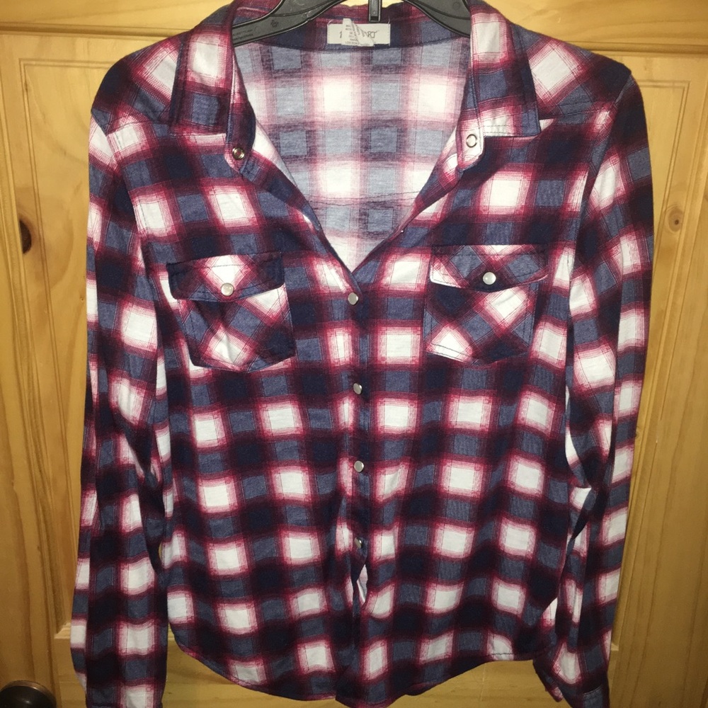 Flannel button down